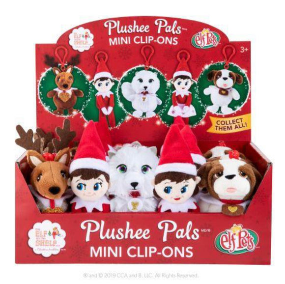 Elf on the Shelf Mini Plush Pals Clip ons Assorted
